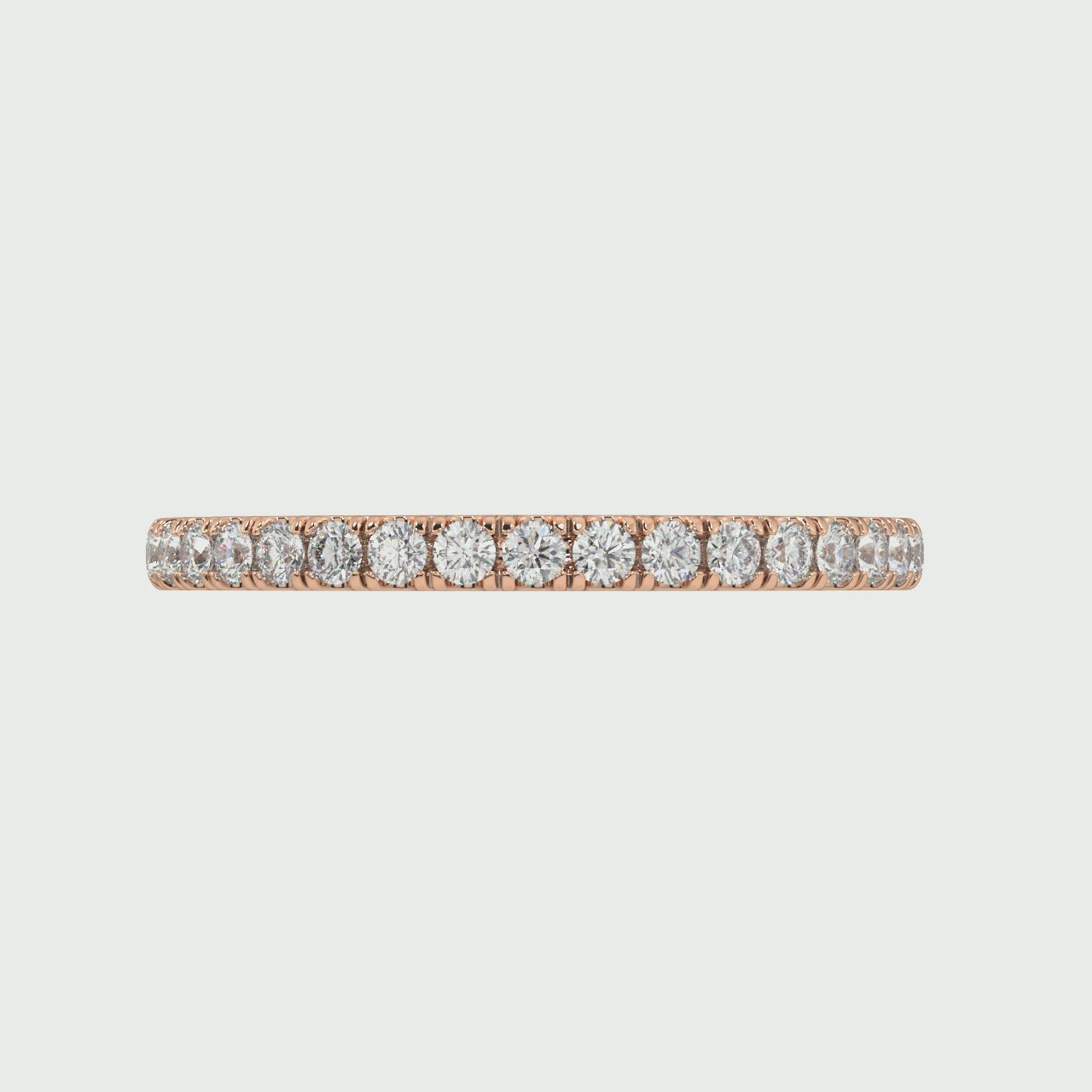 Delancey Round Petite Eternity Bands