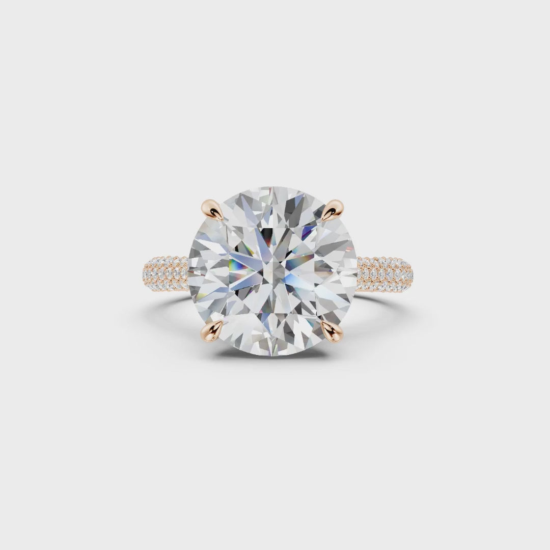 The Park Avenue Halo Engagement Ring