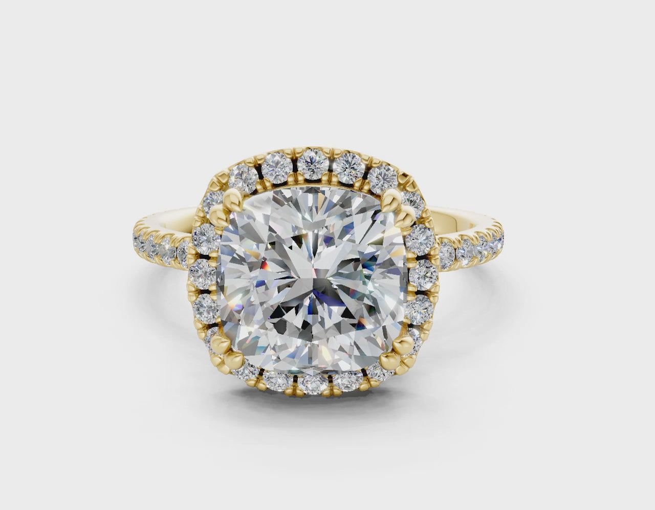 The Fifth Avenue Halo Engagement Ring