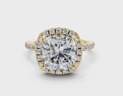 The Fifth Avenue Halo Engagement Ring