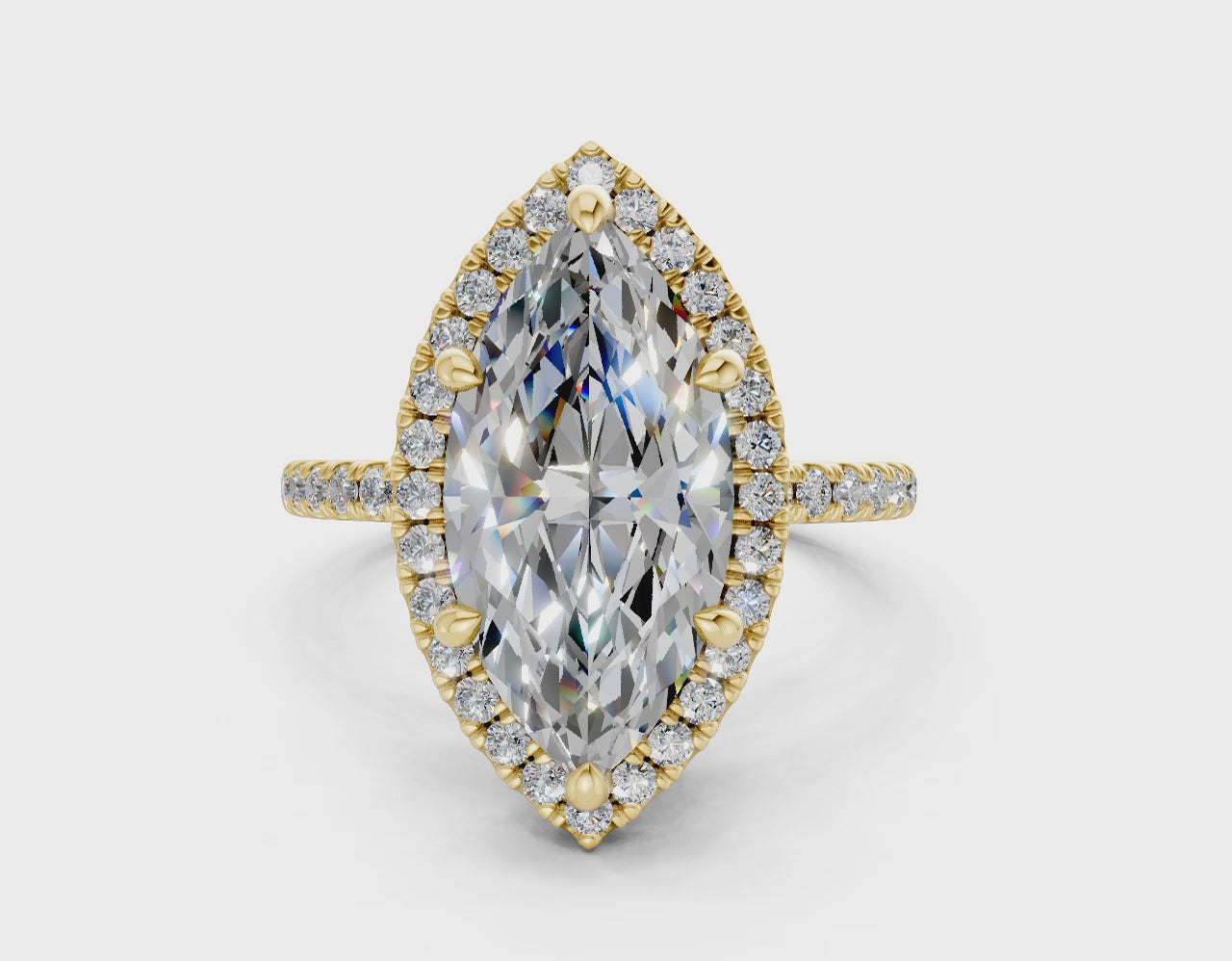 The Fifth Avenue Halo Signature Engagement Ring