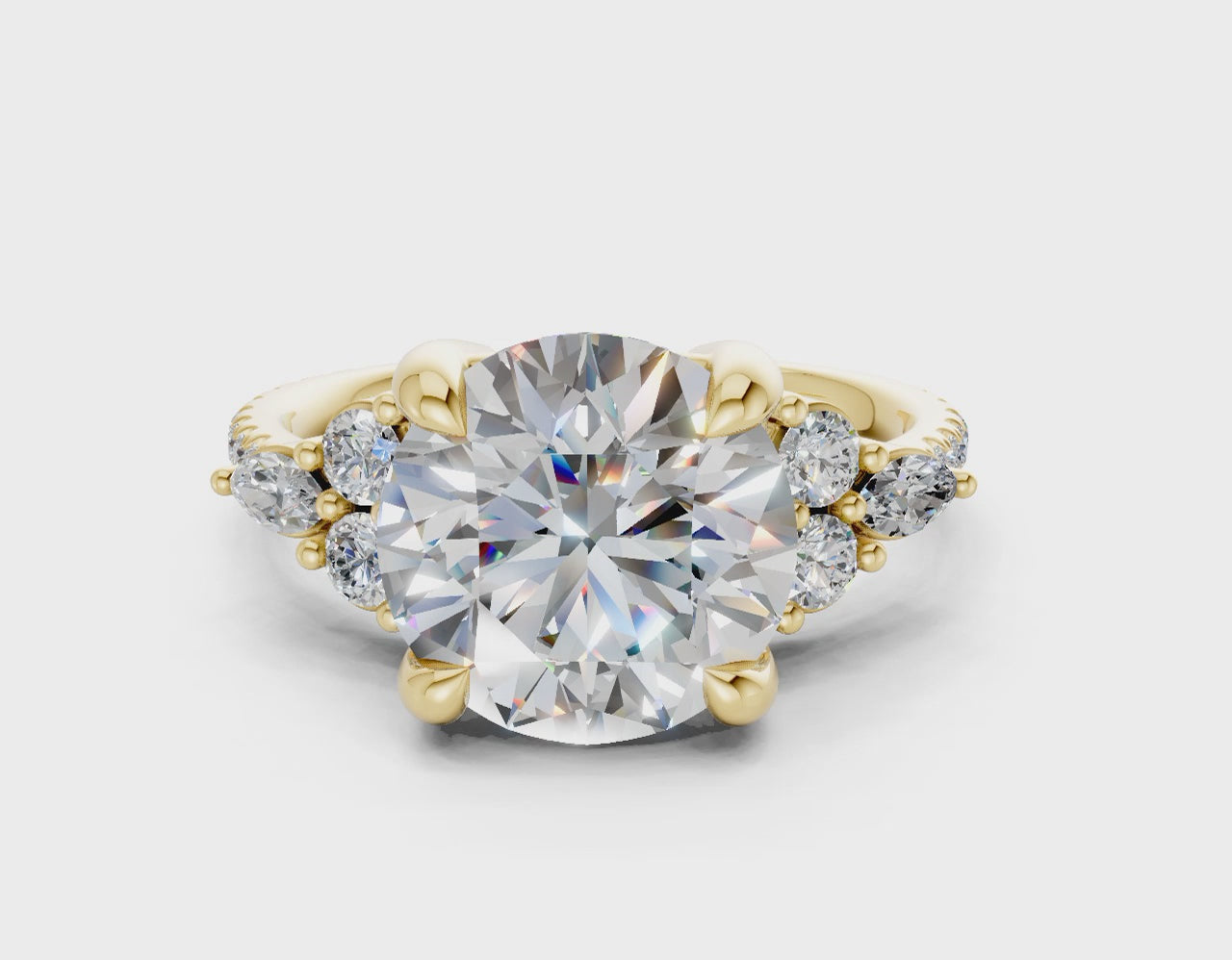 The Hudson Pavé Signature Engagement Ring