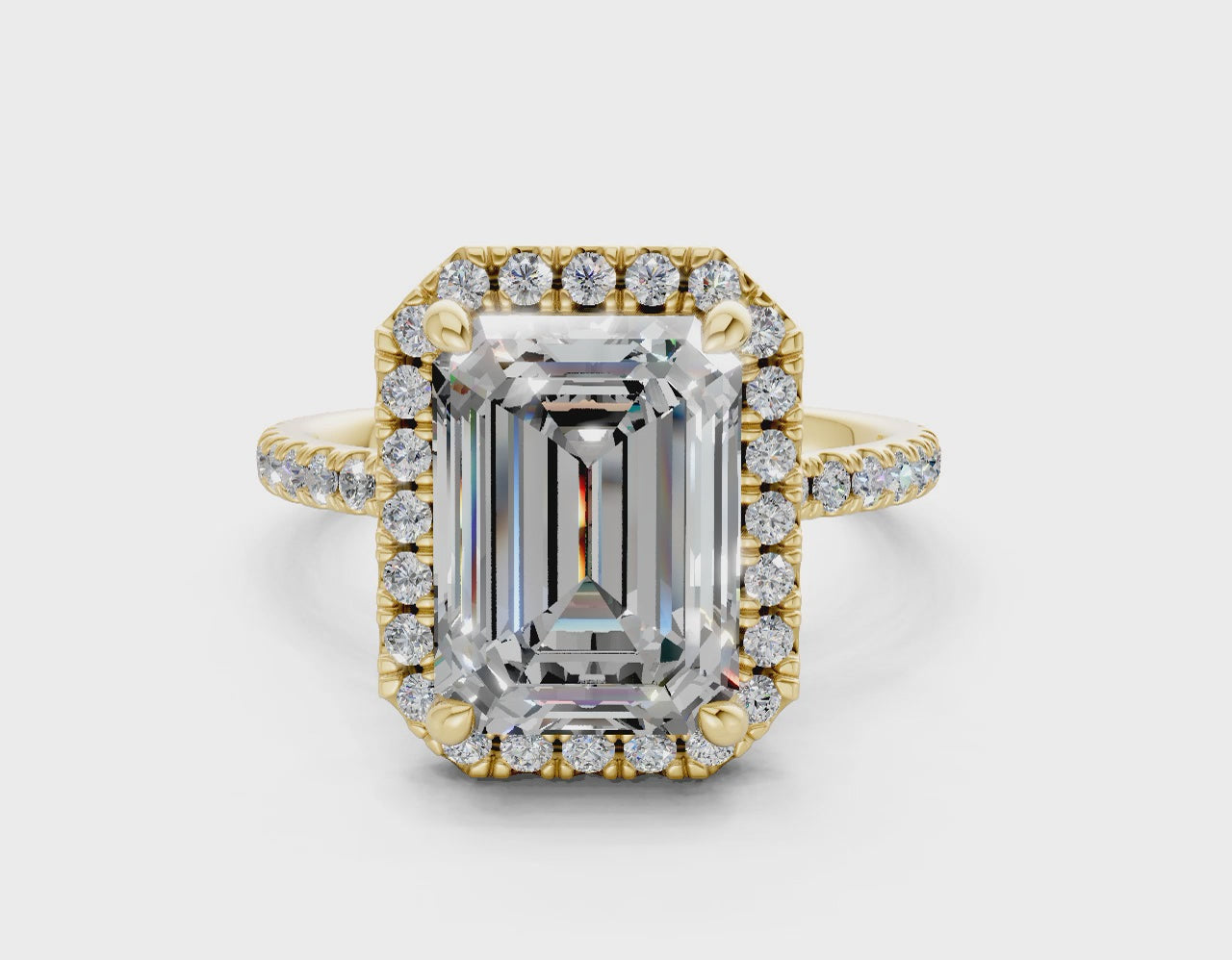 The Fifth Avenue Halo Signature Engagement Ring