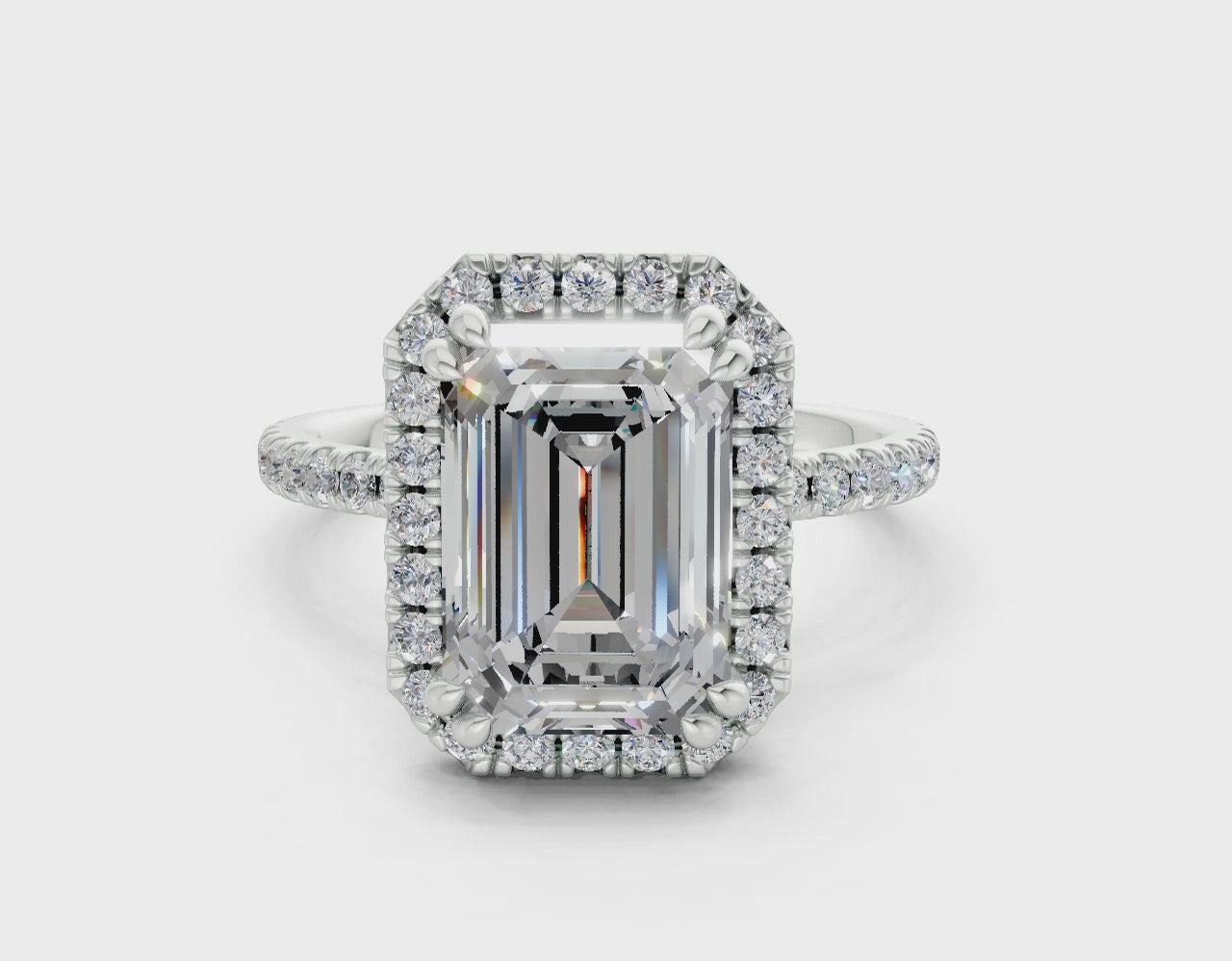 The Fifth Avenue Halo Engagement Ring