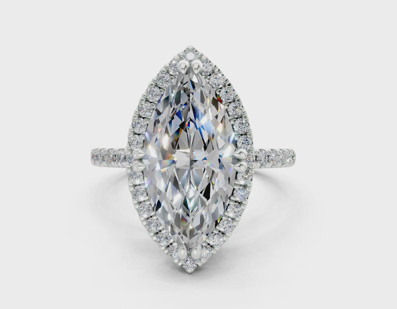 The Fifth Avenue Halo Engagement Ring