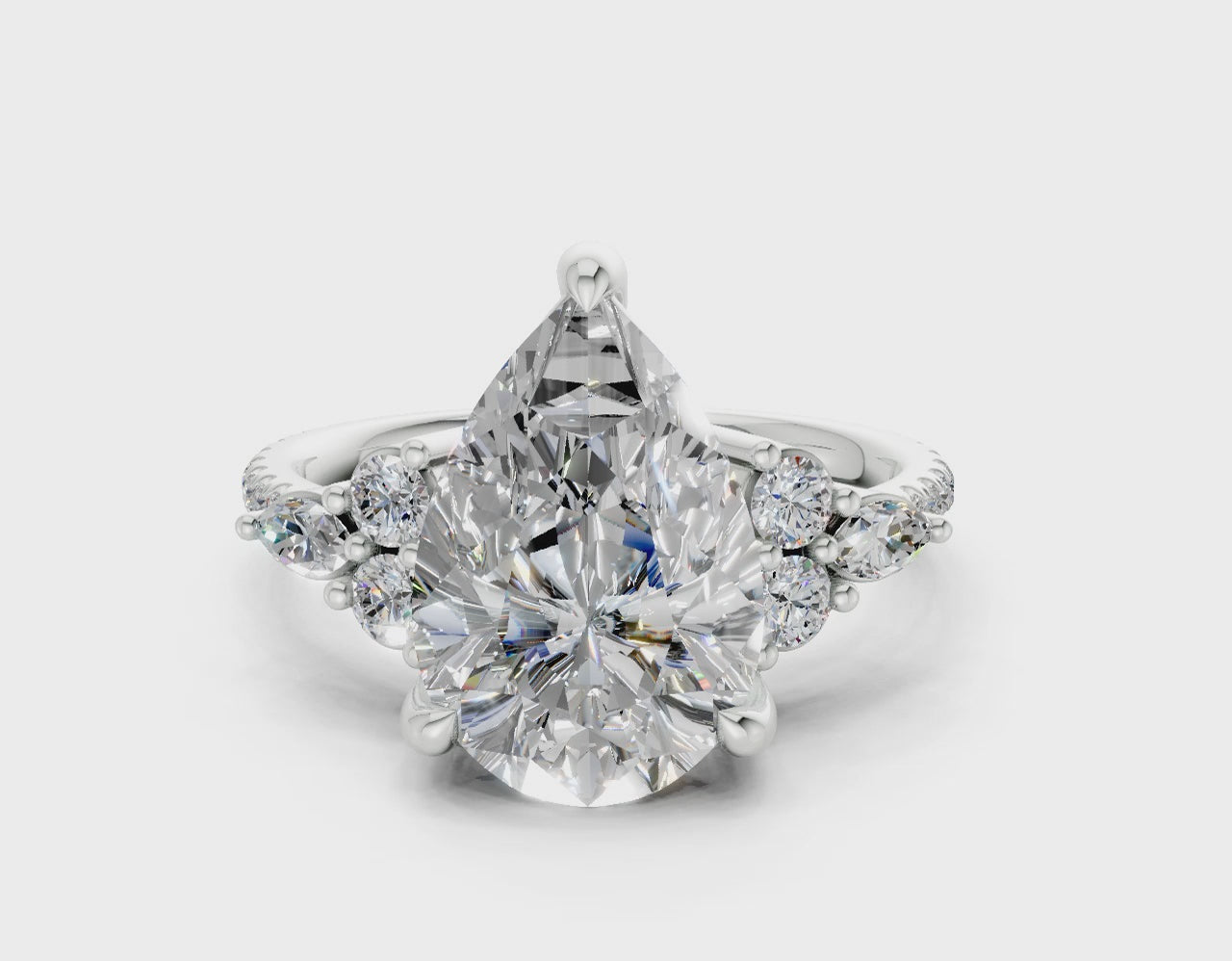 The Hudson Pavé Signature Engagement Ring