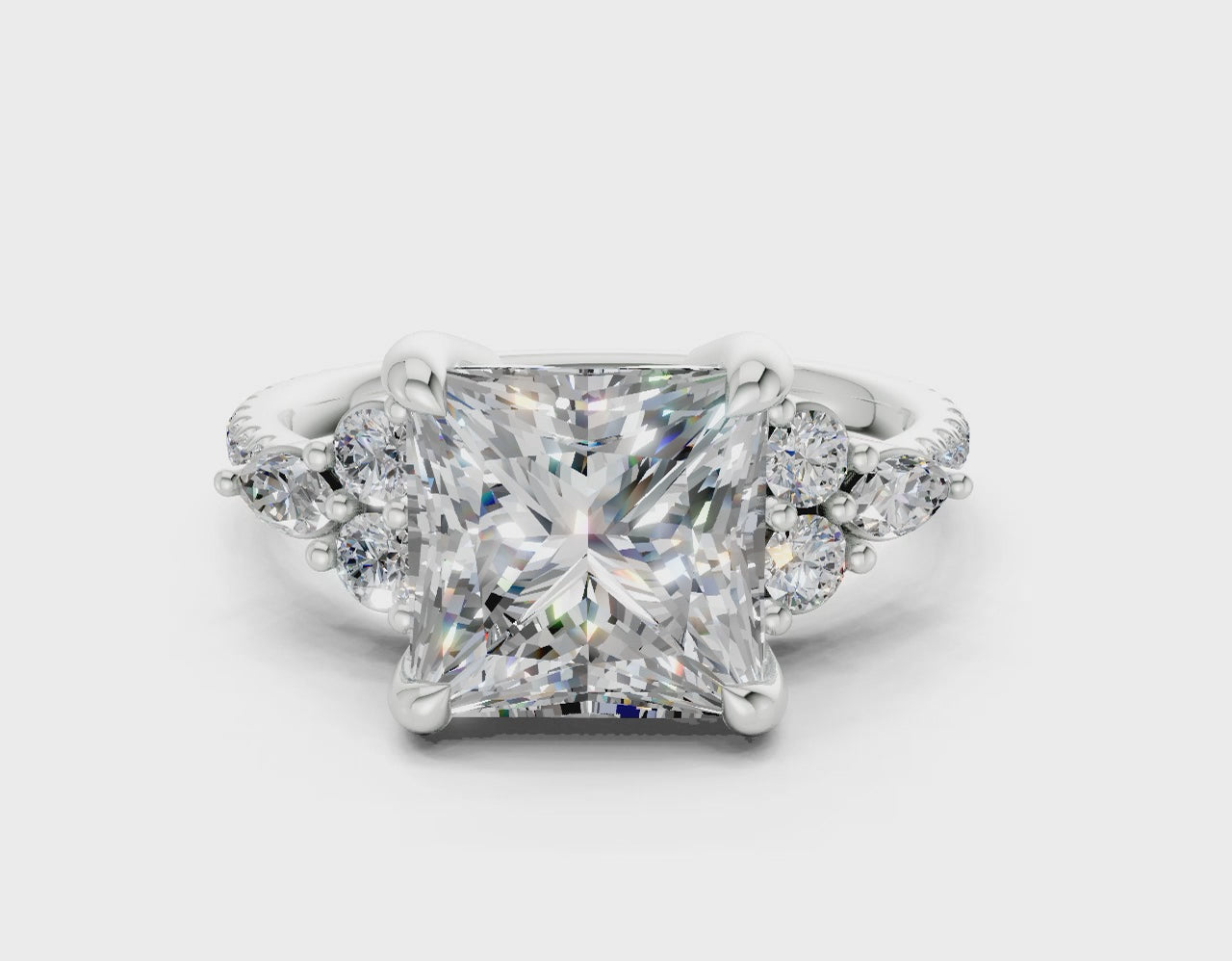 The Hudson Pavé Signature Engagement Ring