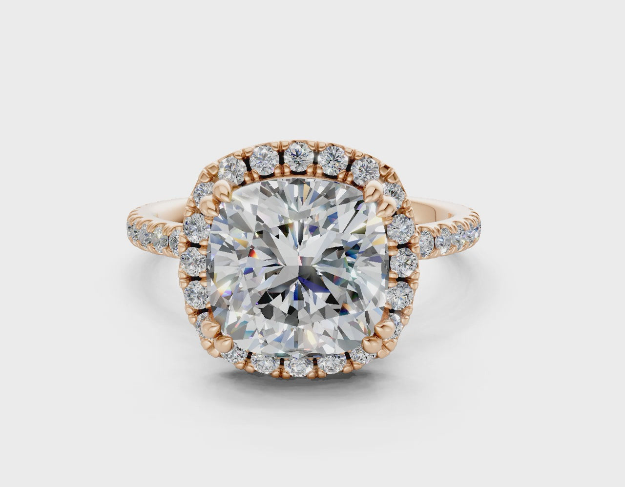 The Fifth Avenue Halo Engagement Ring
