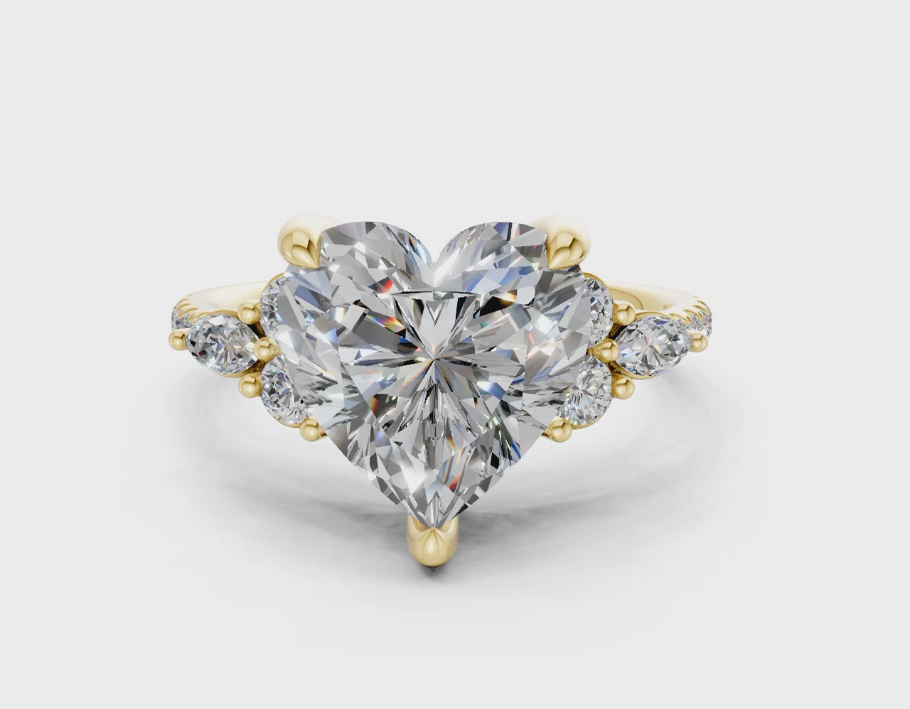 The Hudson Pavé Signature Engagement Ring