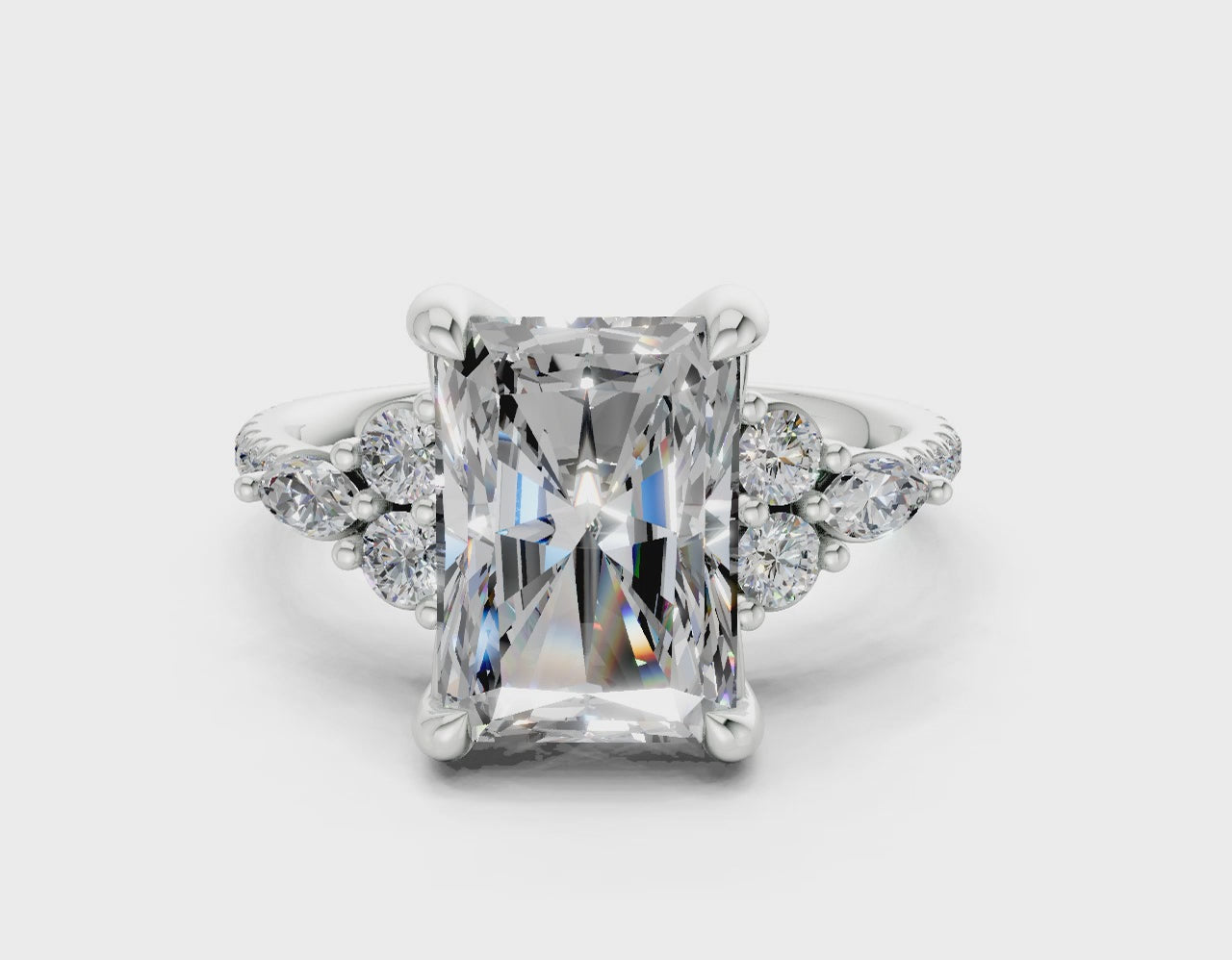 The Hudson Pavé Signature Engagement Ring