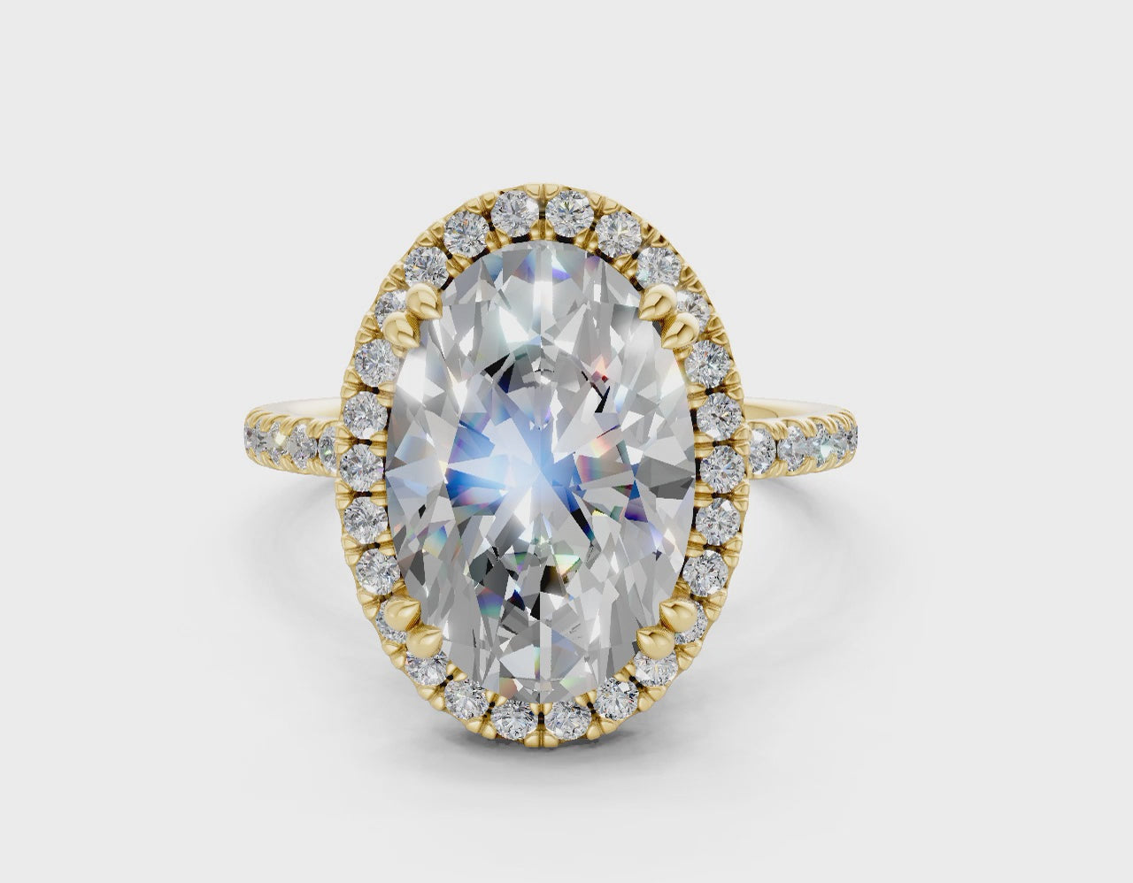 The Fifth Avenue Halo Engagement Ring