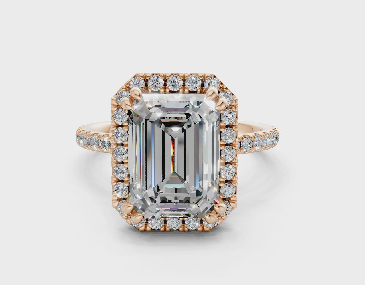 The Fifth Avenue Halo Engagement Ring