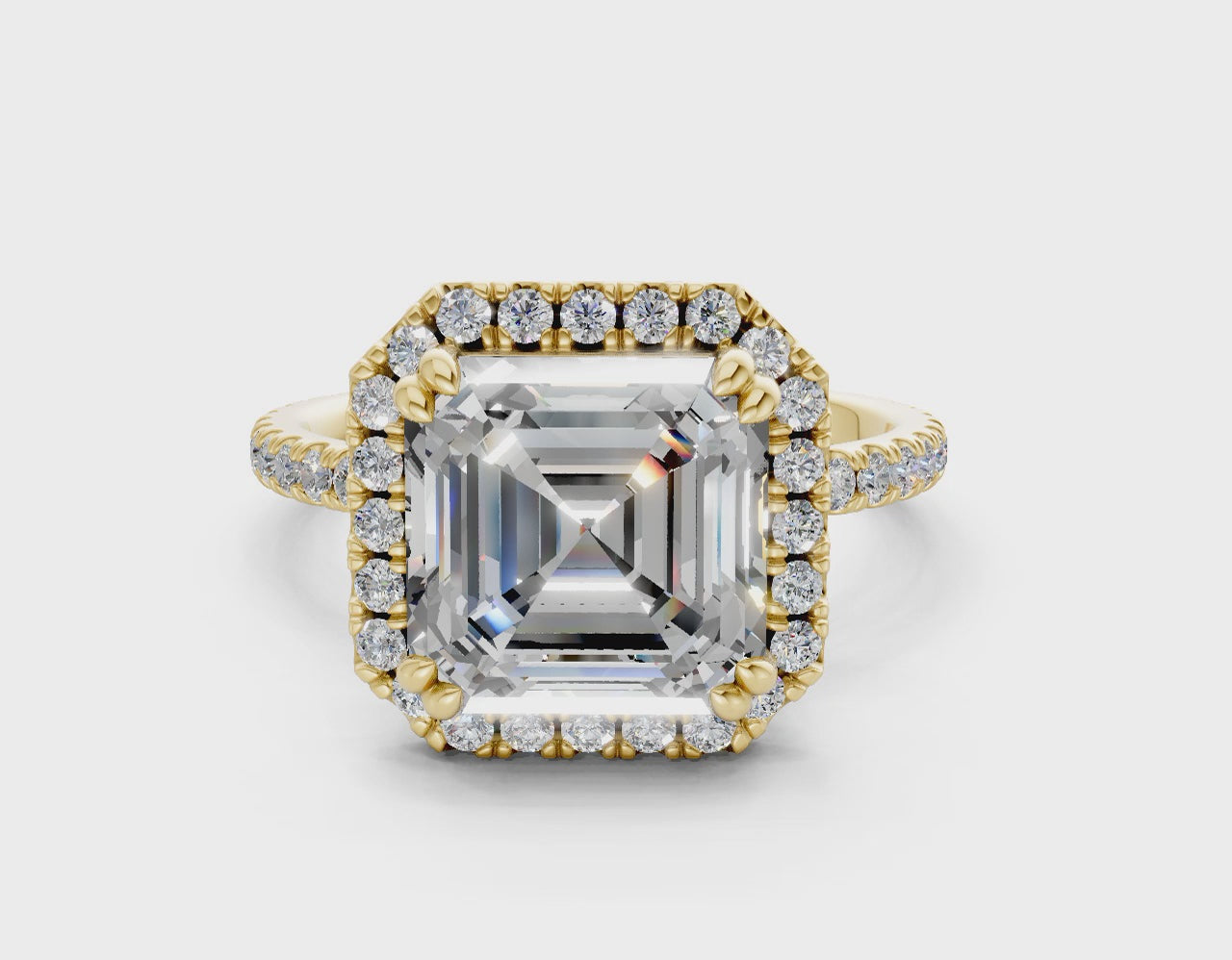 The Fifth Avenue Halo Engagement Ring