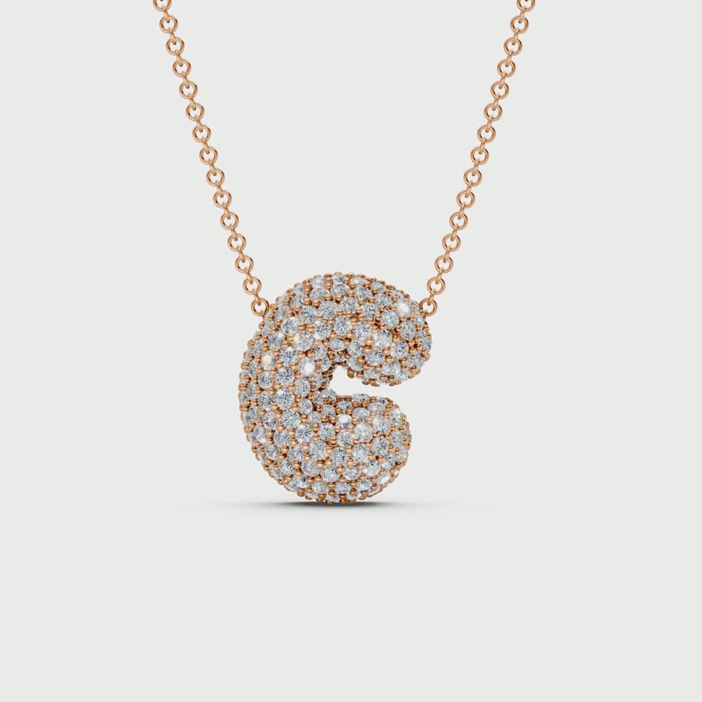 The Bubbletini Pavé Necklace