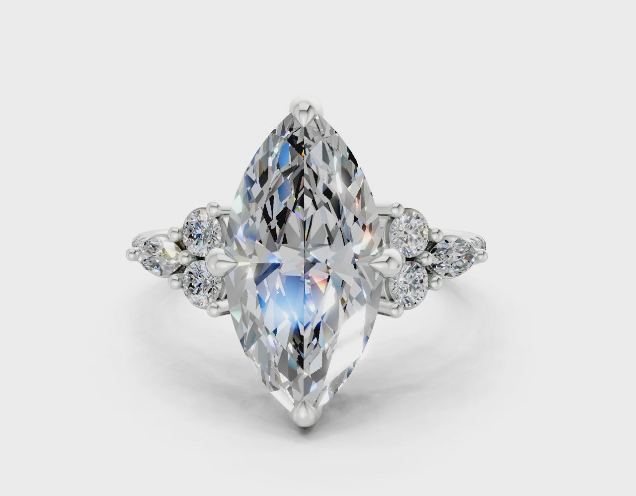 The Hudson Pavé Signature Engagement Ring