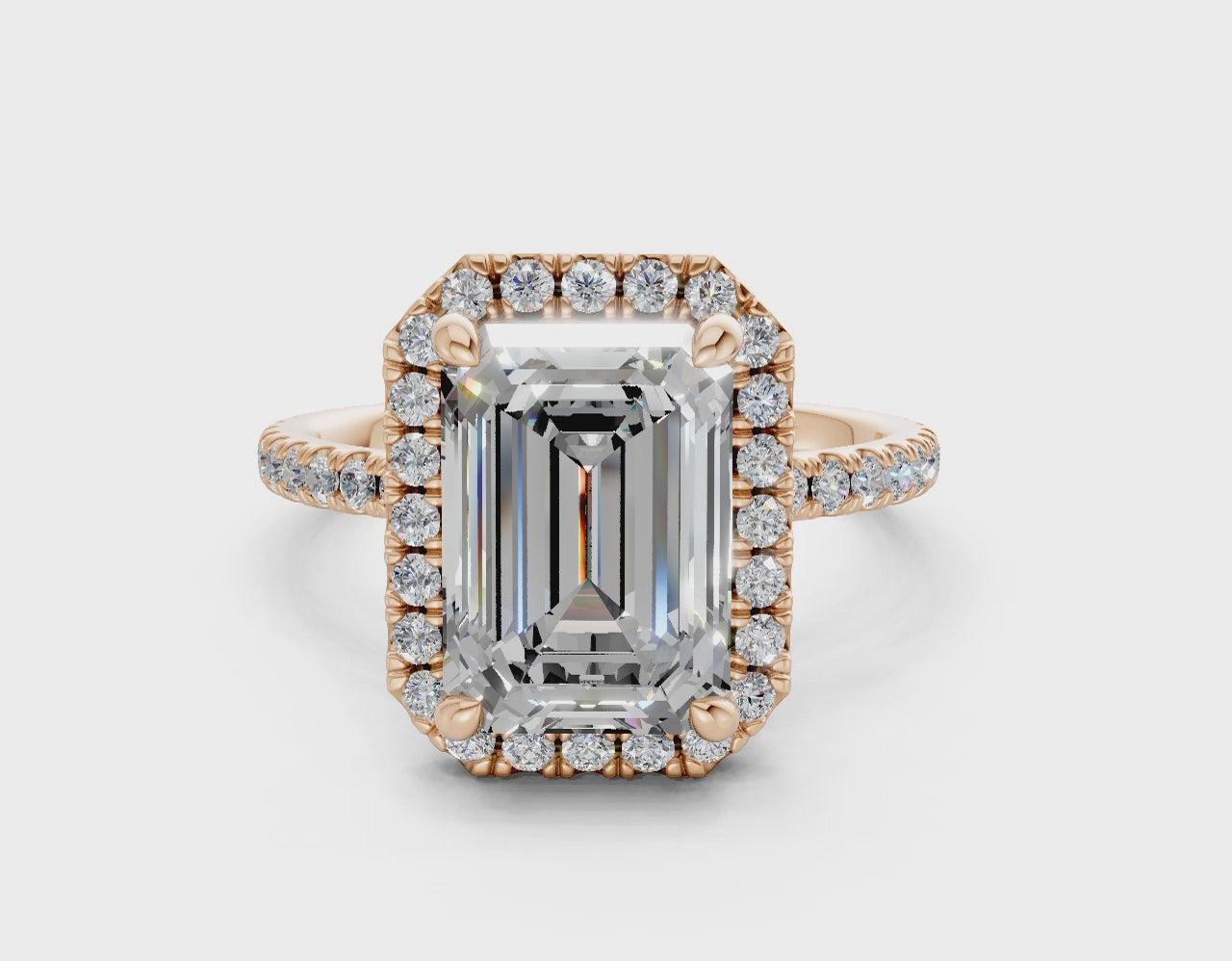 The Fifth Avenue Halo Signature Engagement Ring