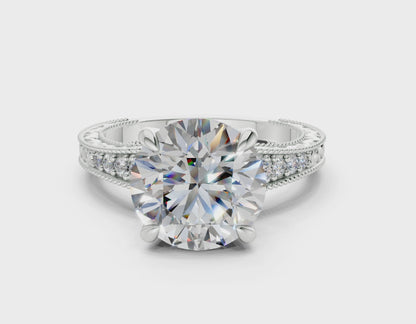 The Rosemont Three Stone Engagement Ring