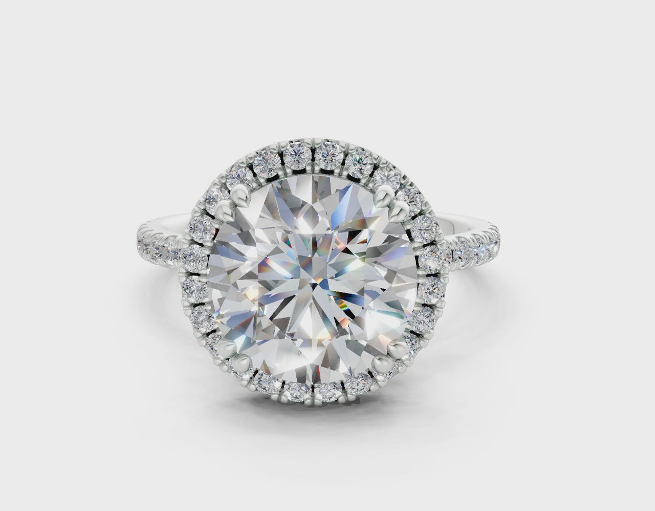 The Fifth Avenue Halo Engagement Ring