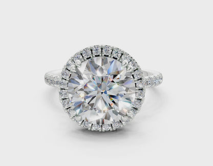 The Fifth Avenue Halo Engagement Ring