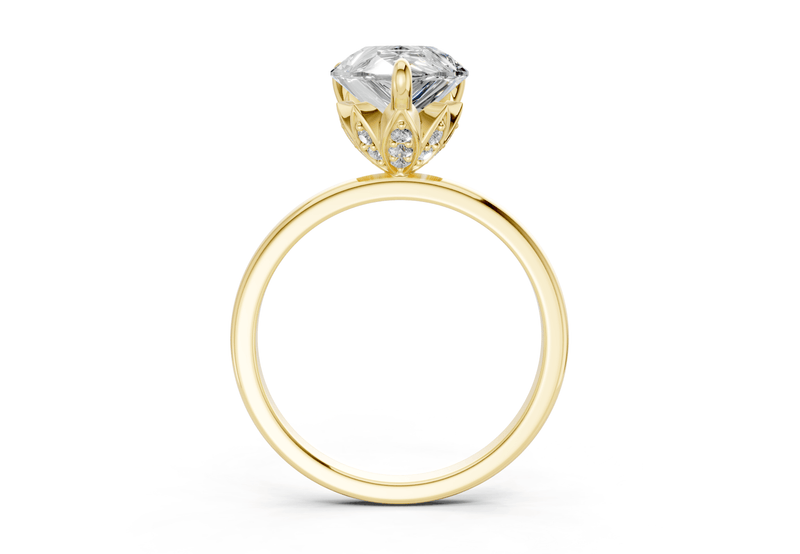 Skye Diamond Solitaire Pear Cut 1.8mm Engagement Ring