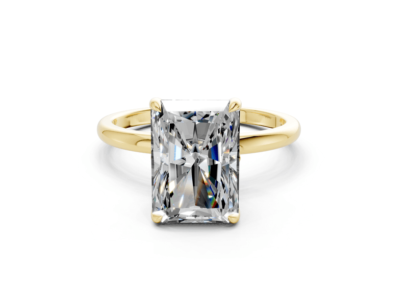 Skye Diamond Solitaire Radiant Cut 1.8mm Engagement Ring
