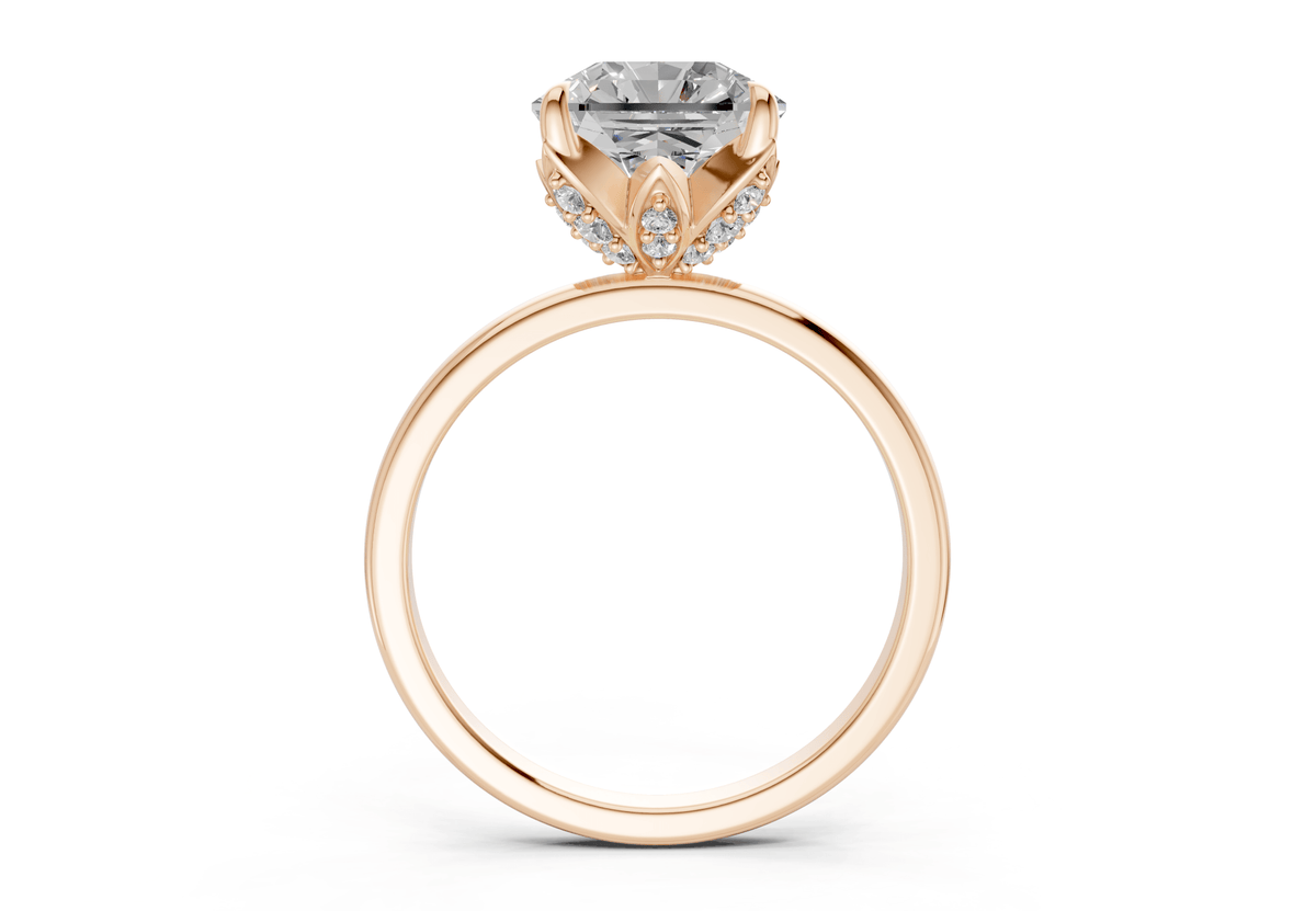 Skye Diamond Solitaire Radiant Squareuare Cut 1.8mm Engagement Ring