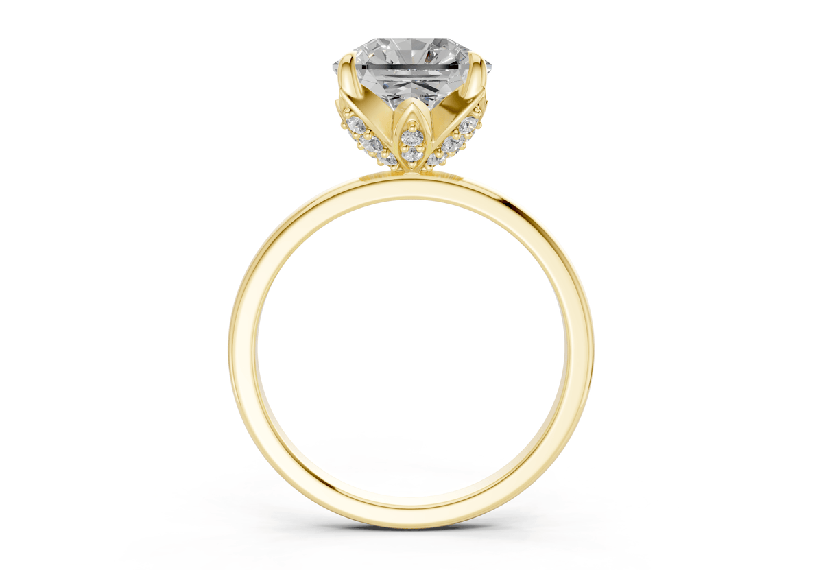 Skye Diamond Solitaire Radiant Squareuare Cut 1.8mm Engagement Ring