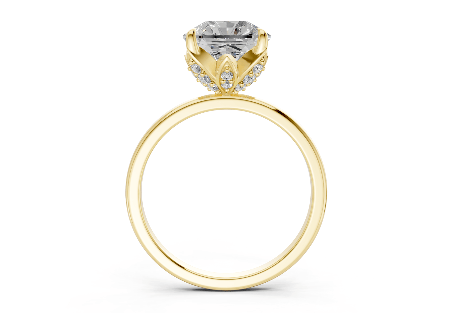 Skye Diamond Solitaire Radiant Squareuare Cut 1.8mm Engagement Ring - Ring Premier
