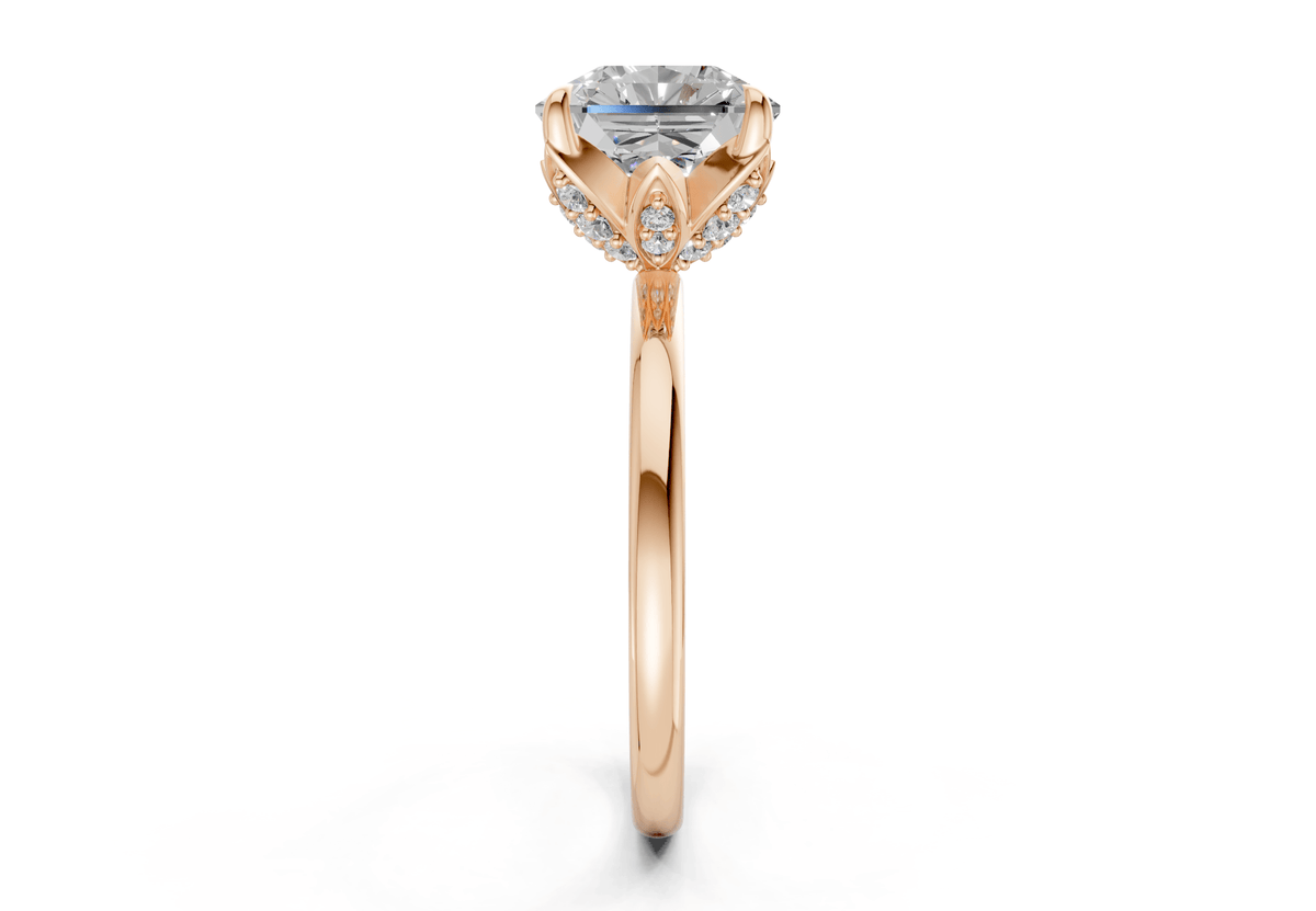Skye Diamond Solitaire Radiant Squareuare Cut 1.8mm Engagement Ring