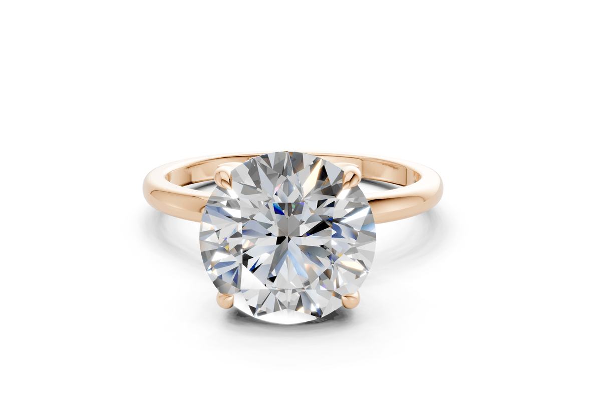 Skye Diamond Solitaire Round Cut 1.8mm Engagement Ring