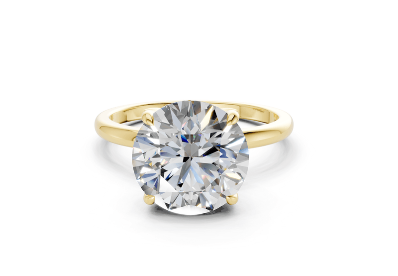 Skye Diamond Solitaire Round Cut 1.8mm Engagement Ring