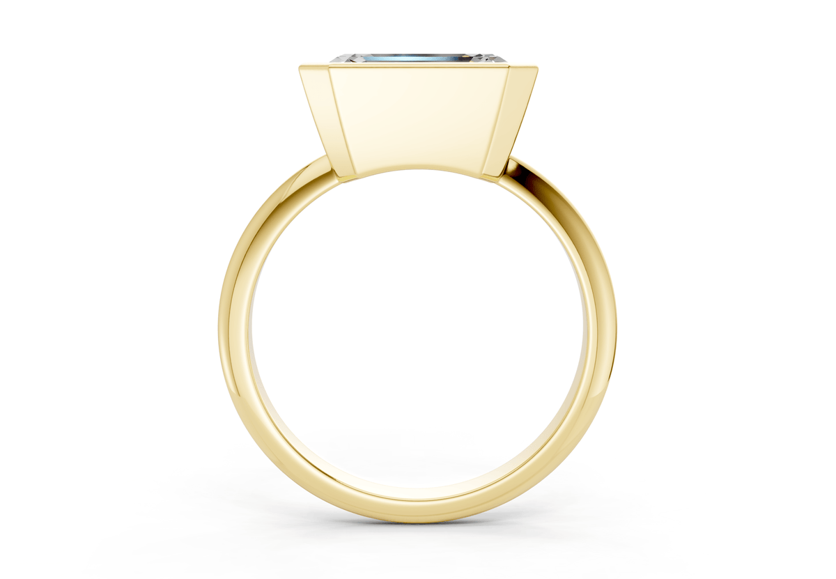 Soho Diamond Solitaire Emerald Cut 2.3mm Engagement Ring