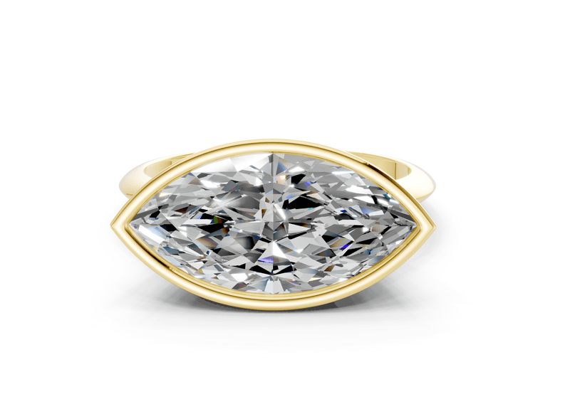 Soho Diamond Solitaire Marquise Cut 1.8mm Engagement Ring