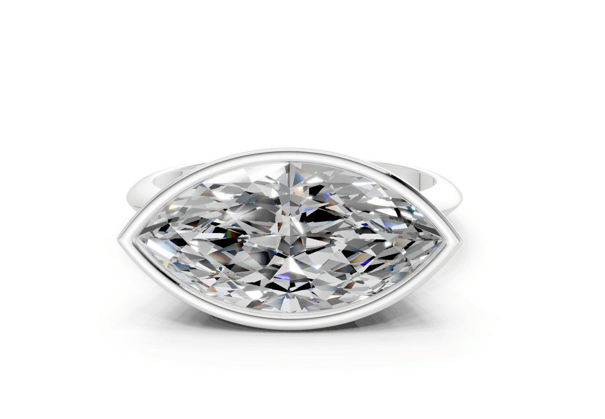 Soho Diamond Solitaire Marquise Cut 2mm Engagement Ring