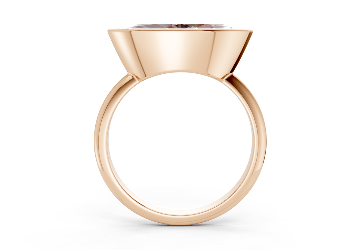 Soho Pink Diamond Solitaire Marquise Cut 1.8mm Engagement Ring