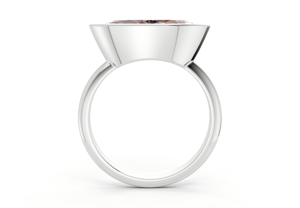 Soho Pink Diamond Solitaire Marquise Cut 2mm Engagement Ring