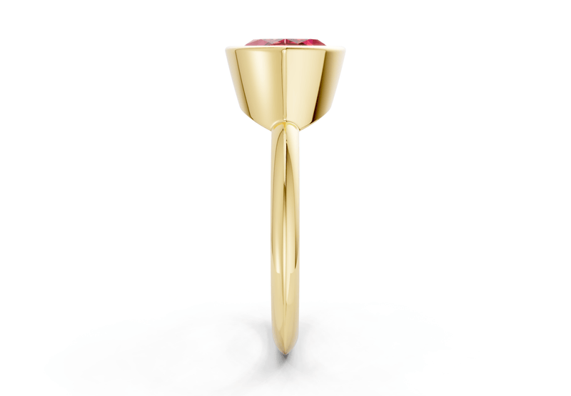 Soho Ruby Gemstone Solitaire Marquise Cut 2mm Engagement Ring - Ring Premier