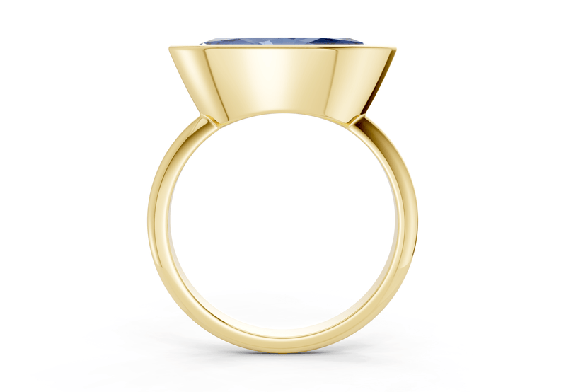 Soho Sapphire Gemstone Solitaire Marquise Cut 2mm Engagement Ring