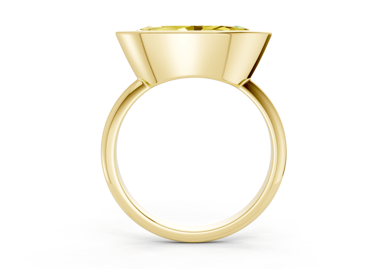 Soho Yellow Diamond Solitaire Marquise Cut 2mm Engagement Ring
