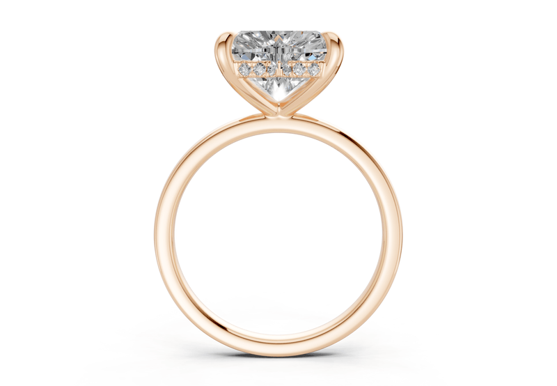 Solstice Diamond Solitaire Heart Cut 1.8mm Engagement Ring - Ring Premier