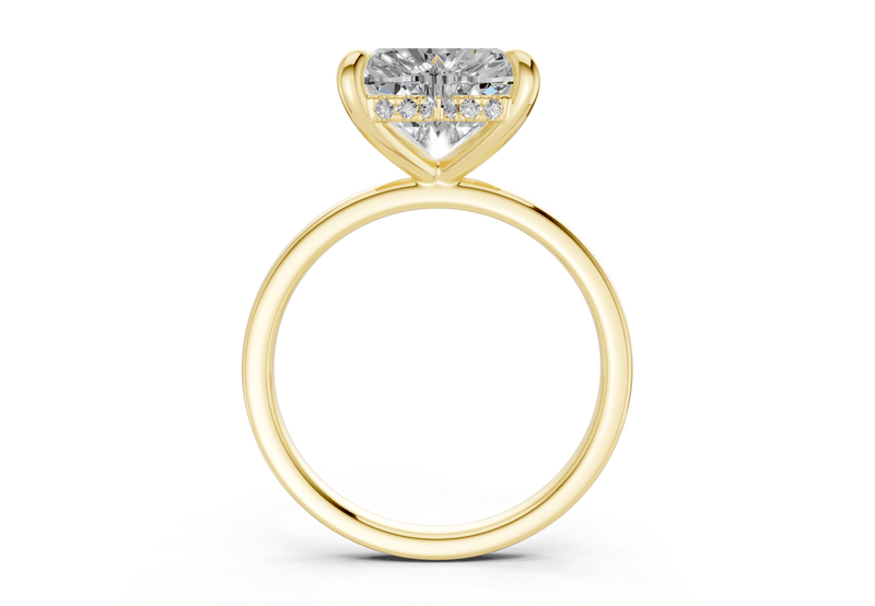 Solstice Diamond Solitaire Heart Cut 1.8mm Engagement Ring