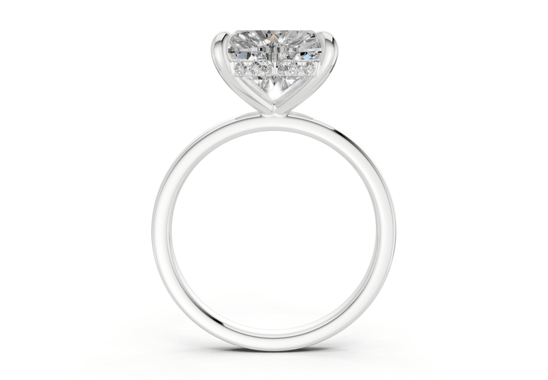 Solstice Diamond Solitaire Heart Cut 2.3mm Engagement Ring - Ring Premier