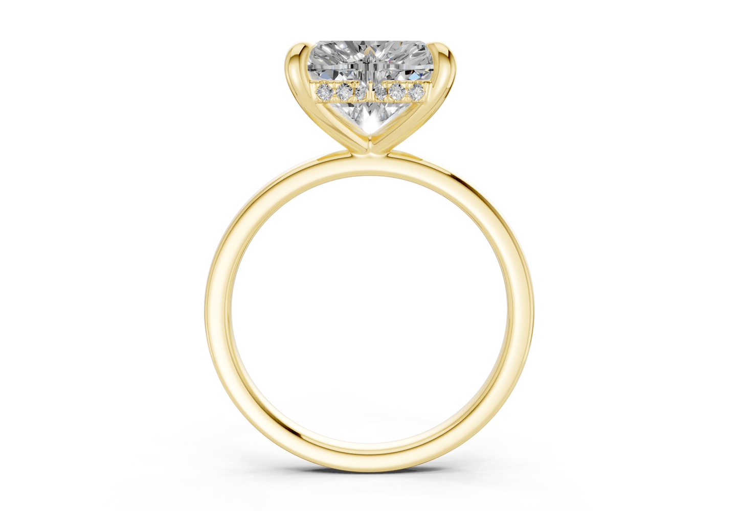 Solstice Diamond Solitaire Heart Cut 2.3mm Engagement Ring - Ring Premier