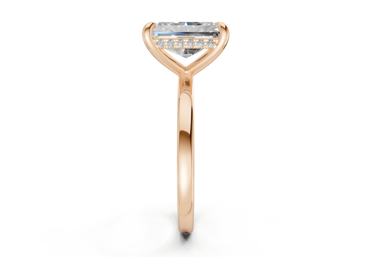Solstice Diamond Solitaire Radiant Cut 2mm Engagement Ring