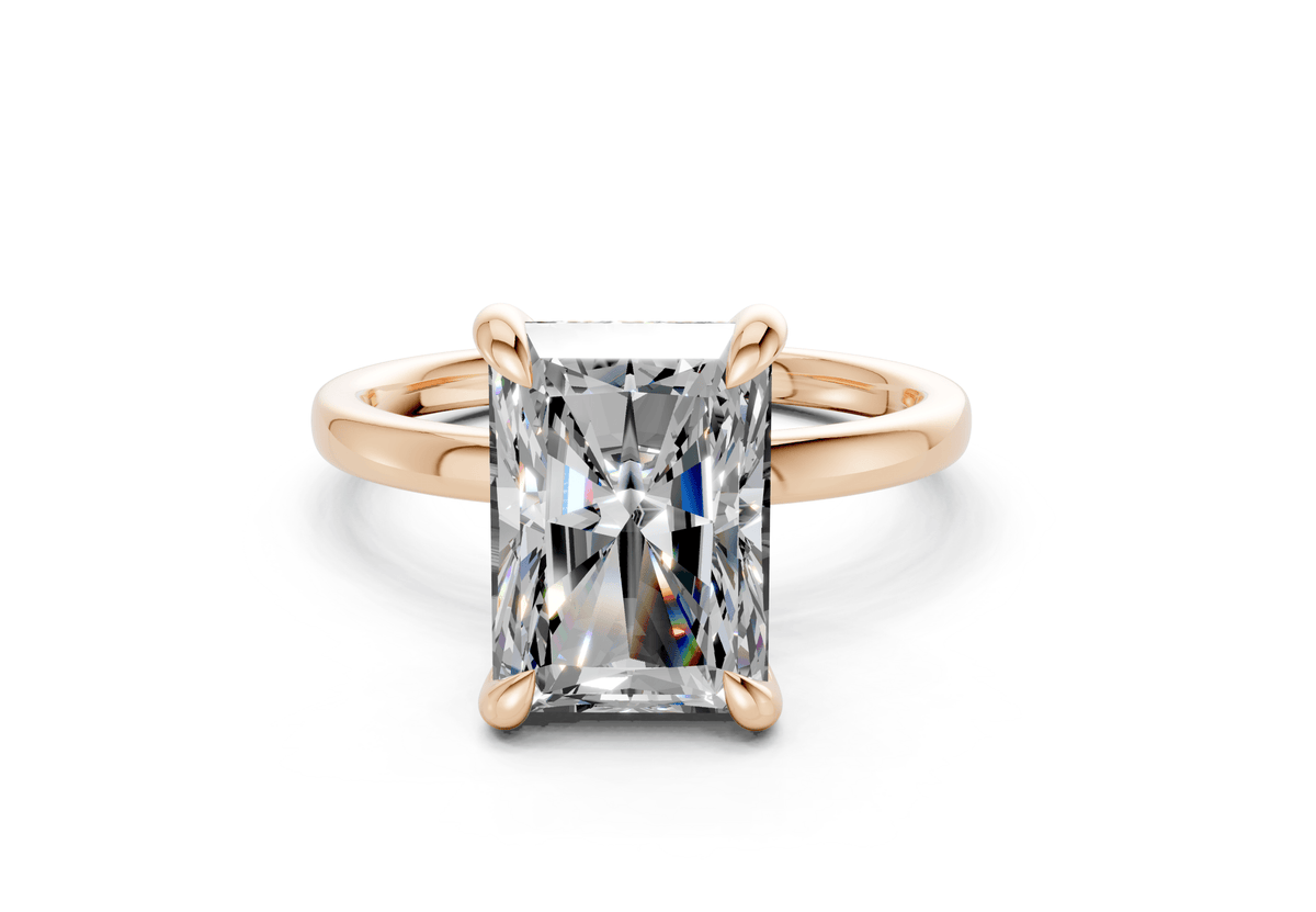 Solstice Diamond Solitaire Radiant Cut 2mm Engagement Ring