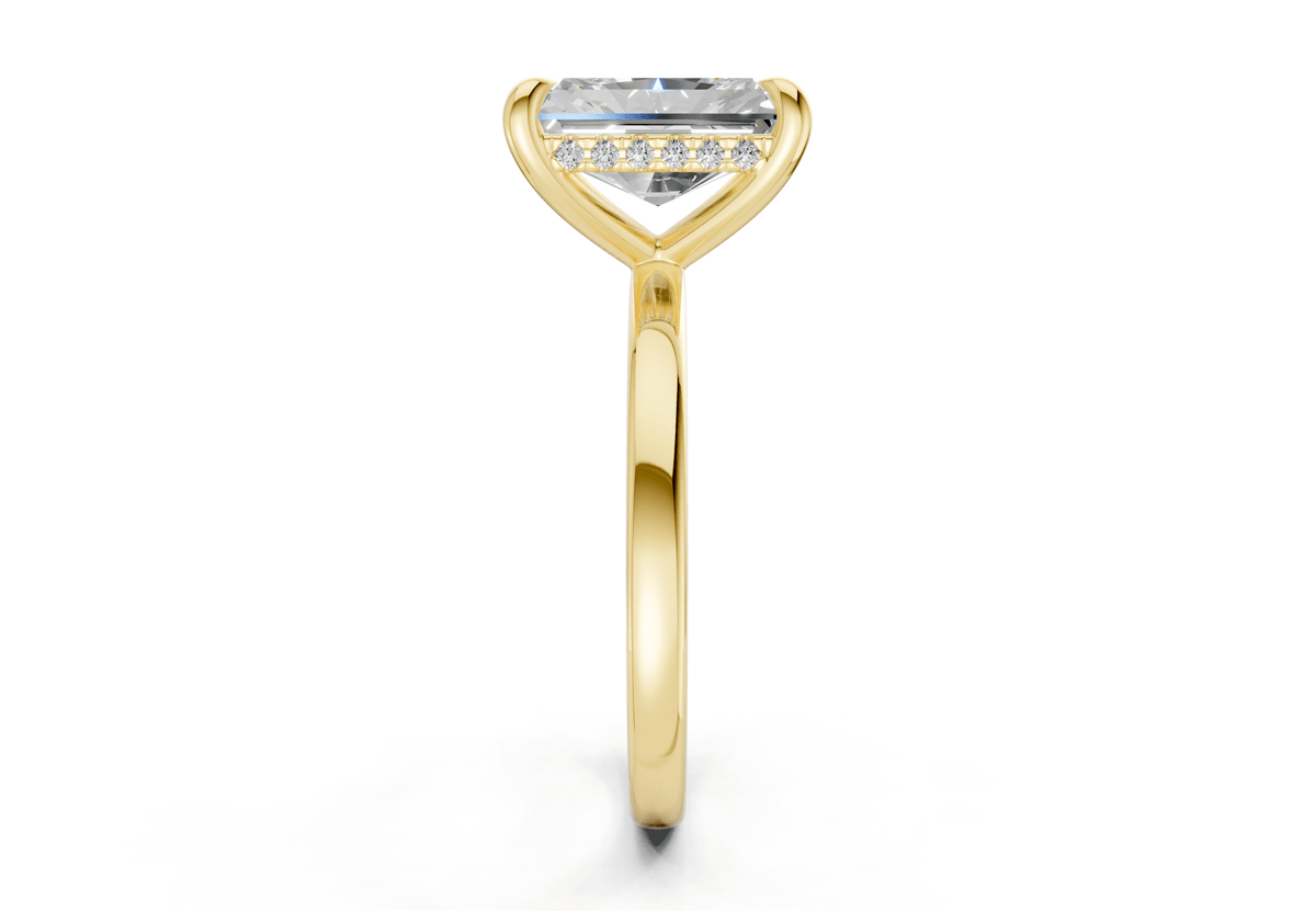 Solstice Diamond Solitaire Radiant Cut 2mm Engagement Ring