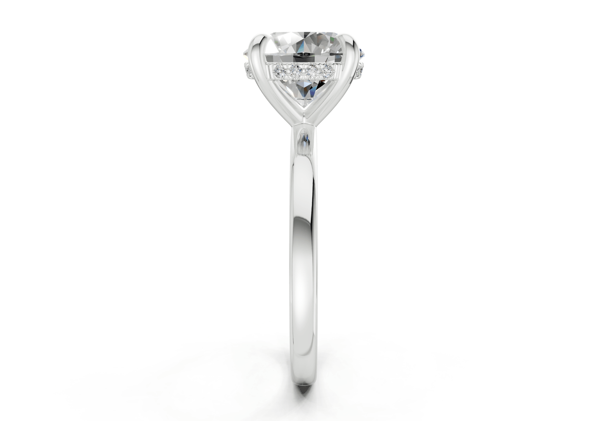 Solstice Diamond Solitaire Round Cut 2.3mm Engagement Ring
