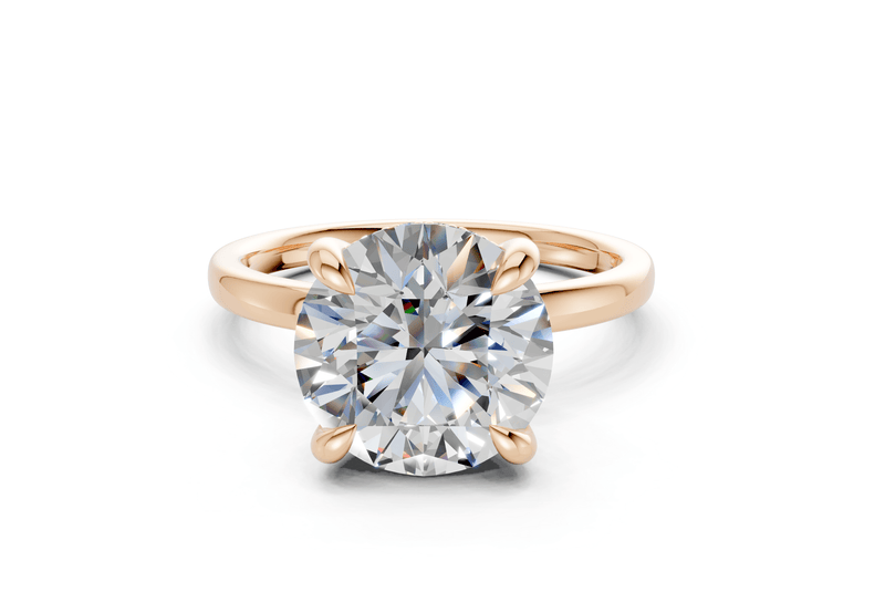Solstice Diamond Solitaire Round Cut 2mm Engagement Ring - Ring Premier