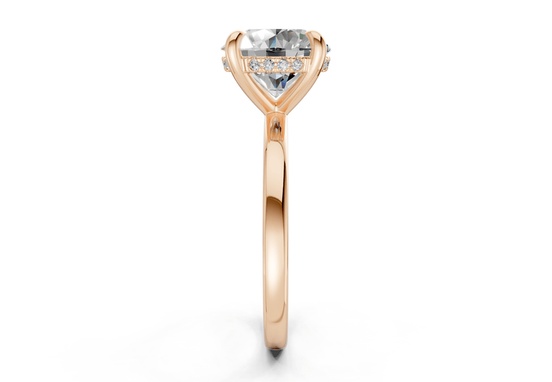 Solstice Diamond Solitaire Round Cut 2mm Engagement Ring - Ring Premier