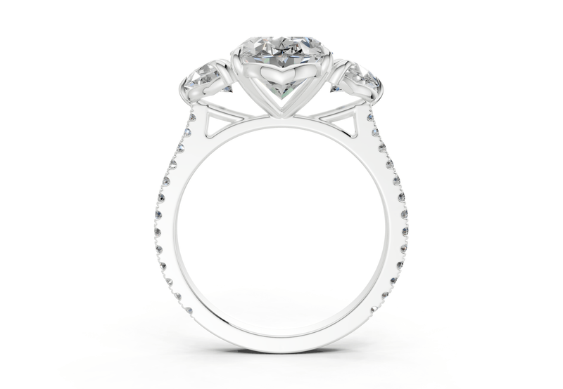 The Broome Pavé Engagement Ring - Ring Premier